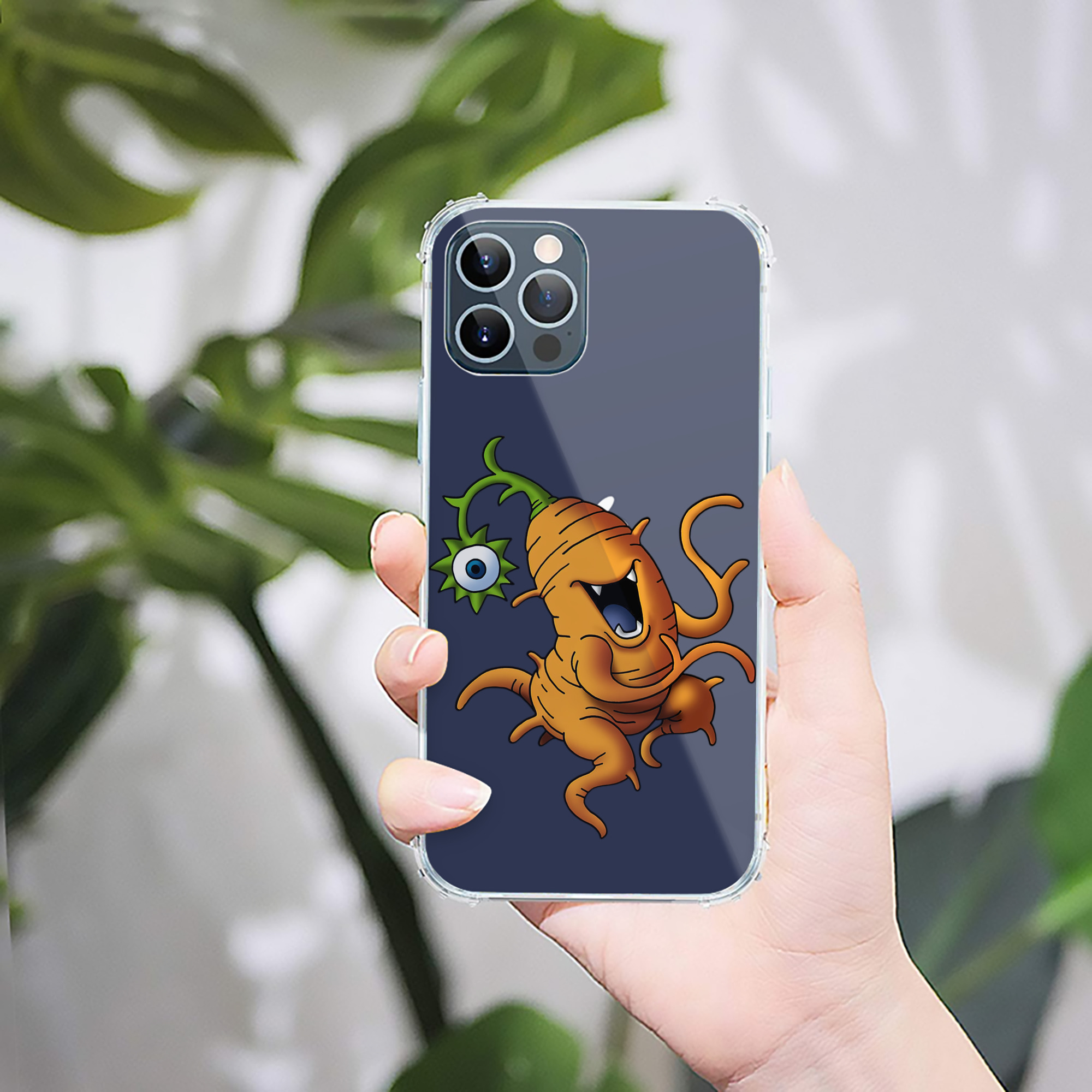 （画像用） ドラゴンクエスト Doragon Kuesuto Dragon Quest 【iPhone 12シリーズ対応】透明スマホケース（クリアソフトケース）